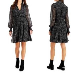 Just Taylor dress size large sheer overlay slip dress